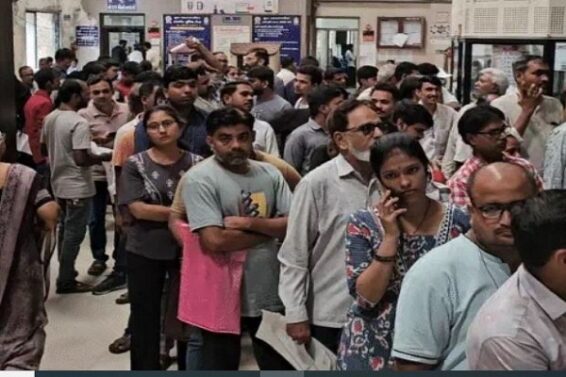 Line to get birth certificate in surat