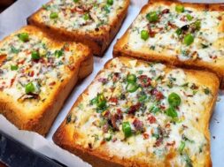Paneer Garlic Bread recipe