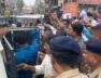 Protest against polluted water, Baroda