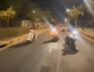 Riverfront, bike stunts