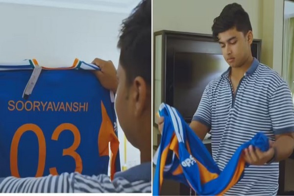 આયર્લેન્ડ પ્રવાસ પહેલા વૈભવ સૂર્યવંશી થયા ઈમોશનલ, ટીમ ઈન્ડિયાની જર્સી પ્રાપ્ત કર્યા પછી મોટું નિવેદન આપ્યું