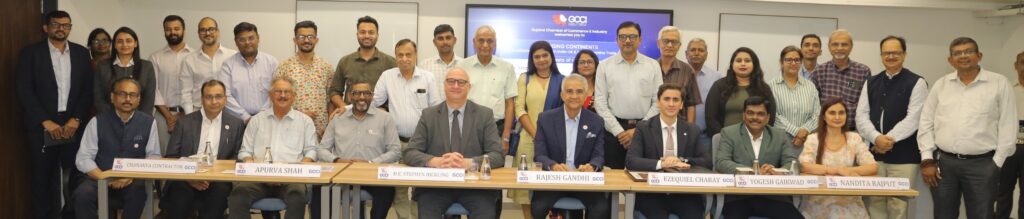 GCCI organized a seminar on promoting trade between India, UK and Argentina
