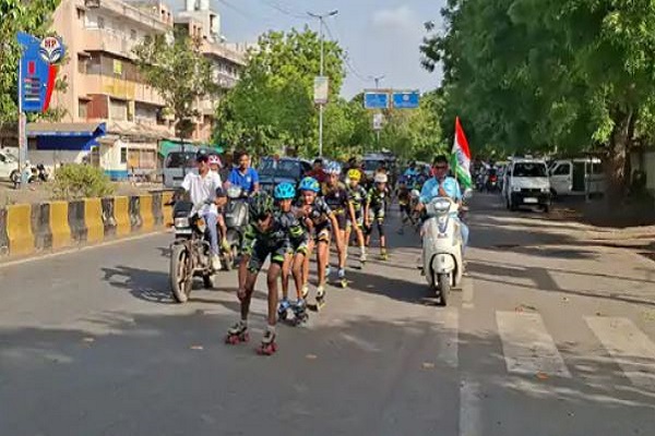 ભાવનગરમાં વિશ્વ પર્યાવરણ દિન નિમિત્તે બાળકોની સ્કેટીંગ રેલી યોજાઈ