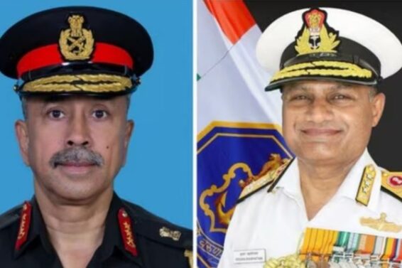 India’s new Chief of Defence Staff (CDS) and new Navy Chief take charge