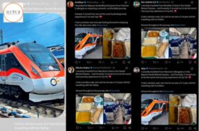 Four passengers have the same complaint, the same photos! A conspiracy to defame Vande Bharat train