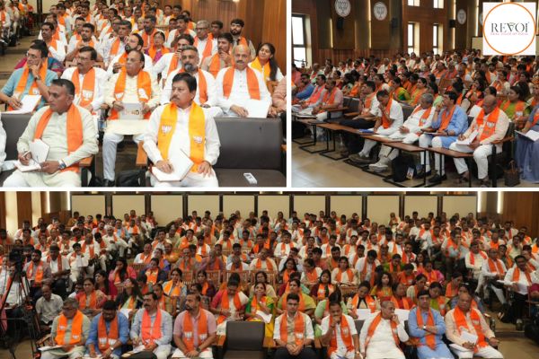 A regional workshop was held at the BJP office under the 'Pandit Deendayal Upadhyay Training Mahaabhiyan-2026', India@2047,