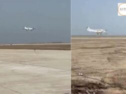 Testing of Dholera International Airport, first plane lands