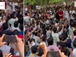 Fiasco of alleged demonstrations by Cockroach Janata Party, handful of students gather