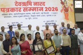 12 journalists and content creators honored by Indraprastha Vishwa Samvad Kendra