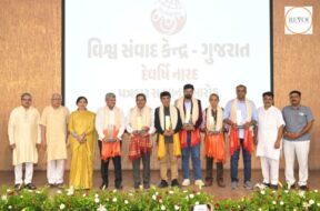 Journalists including REVOI honored with Devarshi Narad Award by Vishwa Samvad Kendra