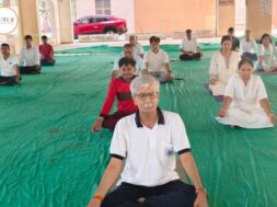 Samarpan Arts and Commerce College and Vivekananda Kendra Gandhinagar celebrated World Yoga Day