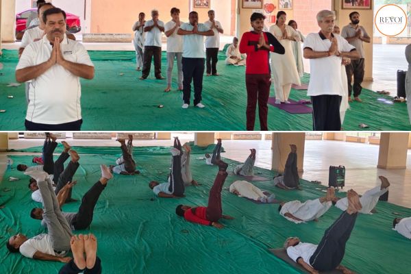 Samarpan Arts and Commerce College and Vivekananda Kendra Gandhinagar celebrated World Yoga Day