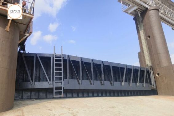 asna Barrage Rejuvenation: The work of installing new gates was completed in a record time of just 35 days