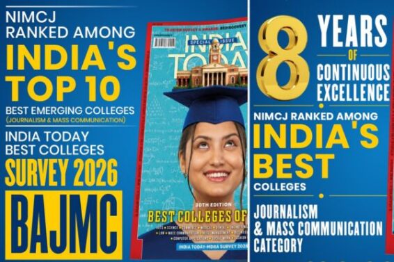 NIMCJ ranks among top 10 emerging media colleges in India