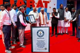 iNDEXTb presented with Guinness World Record certificate during Vibrant Gujarat Global Summit