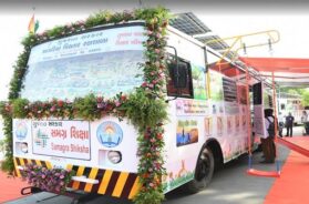 school bus for agariya children