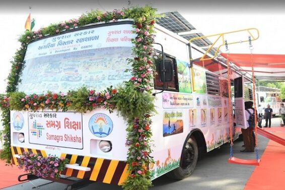 school bus for agariya children