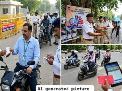traffice police drive