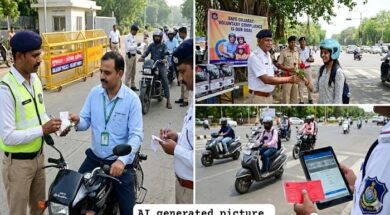traffice police drive