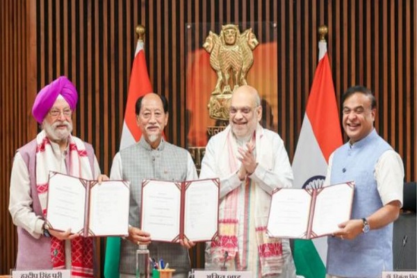 કેન્દ્રએ ક્રૂડ ઓઇલ અને કુદરતી ગેસના સંશોધન અને ઉત્પાદન માટે ત્રિપક્ષીય સમજૂતી કરાર પર હસ્તાક્ષર કર્યા