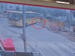 Accident, scool bus