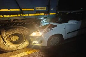Accident, tharad highway