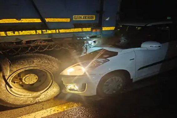 Accident, tharad highway