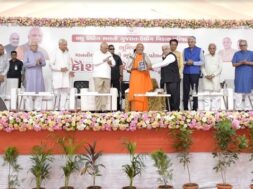 Bhoomi pujan of small industries bharati bhavan