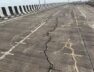 Cracks on the bridge