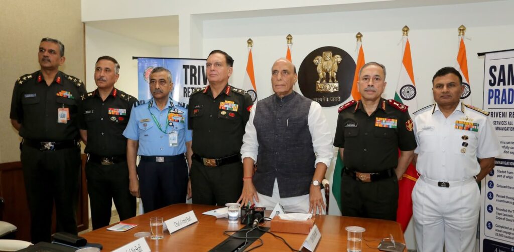 Nine women officers of the Indian Army conclude their 314-day sea voyage