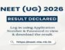 Neet result 2026