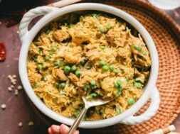Soya Chunk Pulao