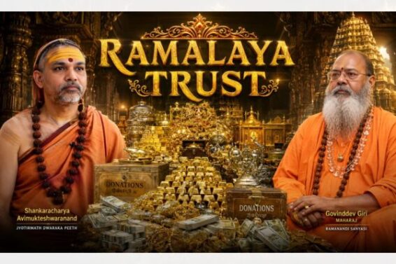 Where did the gold and huge amount of money of the Ramalaya Trust disappear? Will Sapacharya Avimukteswaranand also come under the clutches of the law?