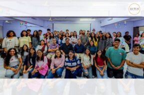 Welcome ceremony held at NIMCJ campus: Traditional welcome to new students of BAJMC