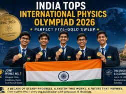 Remember these five names. This is India’s bright future! India’s five gold medals on the world stage of science