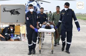 Coast Guard saves the life of a young sailor near Porbandar