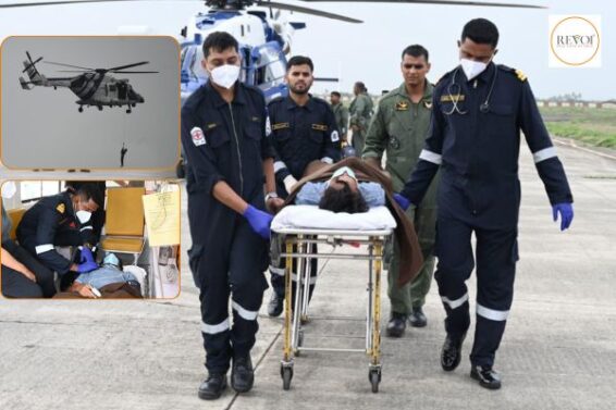 Coast Guard saves the life of a young sailor near Porbandar