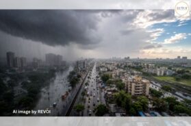 Rainfall pattern in Ahmedabad, a personal observation