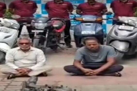 bike thief caught