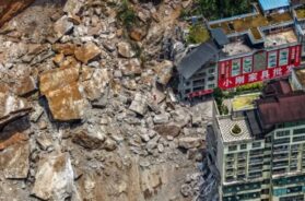 landslide in China