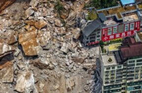 landslide in China