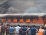 train coach fire