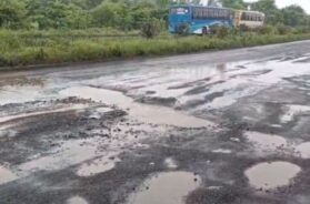 Ahmedabad-indor highway, potholes
