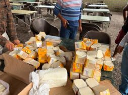 Anolog cheese caught