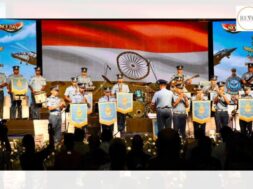 Musical performance by Indian Air Force Band Team at Bhuj Town Hall