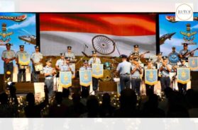 Musical performance by Indian Air Force Band Team at Bhuj Town Hall