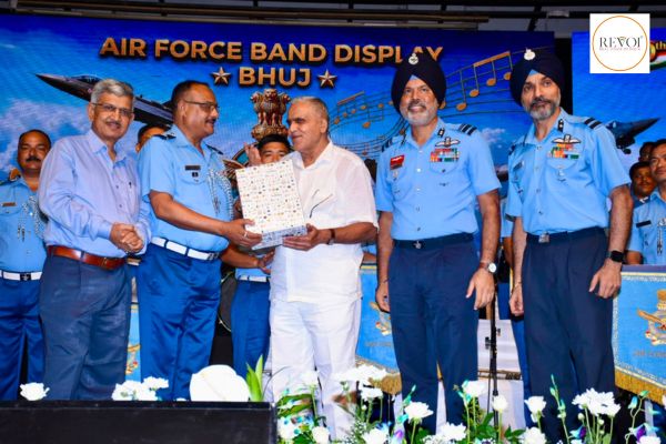 Musical performance by Indian Air Force Band Team at Bhuj Town Hall