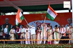 The capital became tricolor: Thousands of citizens, including students and youth, joined in