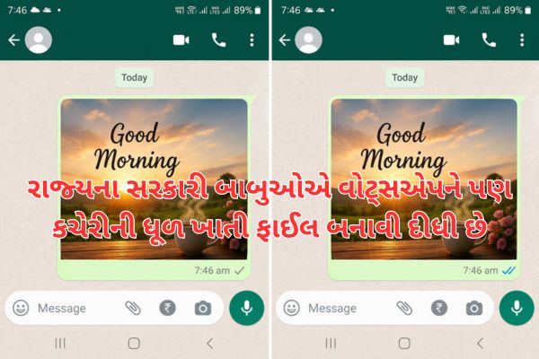 રાજ્યના સરકારી બાબુઓએ વોટ્સએપને પણ કચેરીની ધૂળ ખાતી ફાઈલ બનાવી દીધી છે