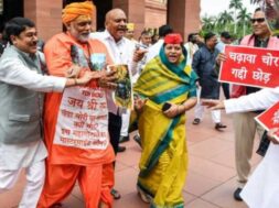 Case filed against Pappu Yadav for performing acrobatics in Parliament complex wearing saffron clothes